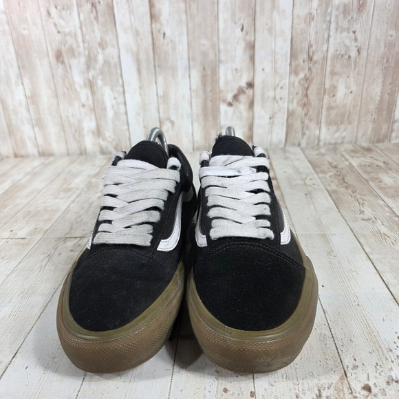 Vans Old Skool Pro Black Gum Sole Skate Shoes Men's Size 7.5 - Picture 4 of 8